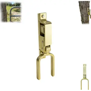 SnapFixMate Instant Locking Gate Latch – Heavy-Duty One-Hand Gate Latch for Farm, Ranch & Backyard | Automatic Spring Lock, Rust-Resistant Steel, Easy Install on Wood, Metal & Pipe Gates