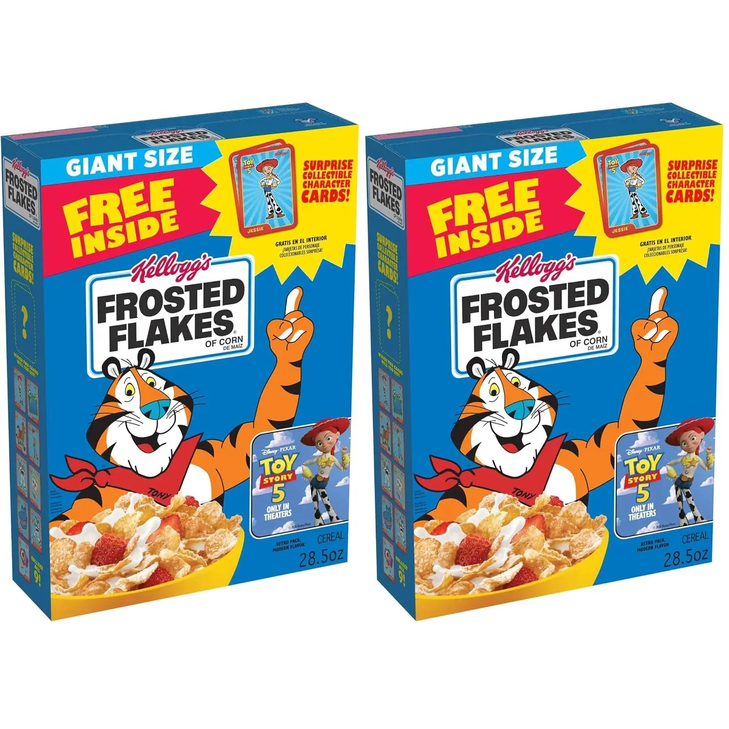 Kellogg's Frosted Flakes Breakfast Cereal, Fat Free, Giant Size, 28.5 oz