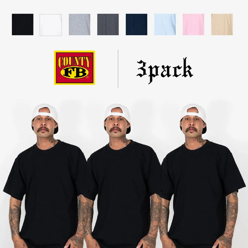 FB County Heavy Hard T-Shirt (3-Pack) FB County Heavy Hard T-Shirt (3-Pack)