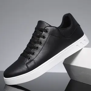 2026 Spring New Men's Sports and Leisure Shoes Fashion Skateboarding Shoes Waterproof and Anti slip Board Shoes Soft Bottom and Soft Surface Work Shoes