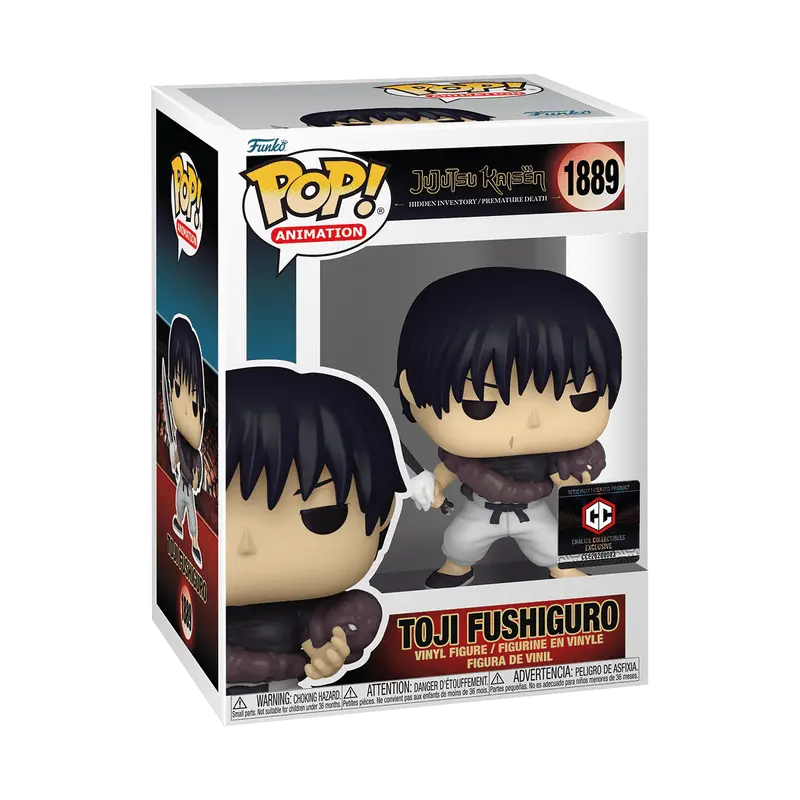 Funko Pop! Jujutsu Kaisen - Toji Fushiguro (Non-Chase) (Chalice Collectibles) #1889 Exclusive Collectible Pop Vinyl Figure