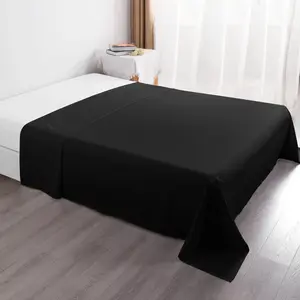 [Deals for You Days] NTBAY Brushed Microfiber Flat Sheet for Cozy Sleeping, Breathable & Cooling Hotel Luxury Super Soft and Cozy for Bedroom, Frictionless Skin-friendly, Wrinkle, Fade Resistant, House Decoration, Christmas Gift