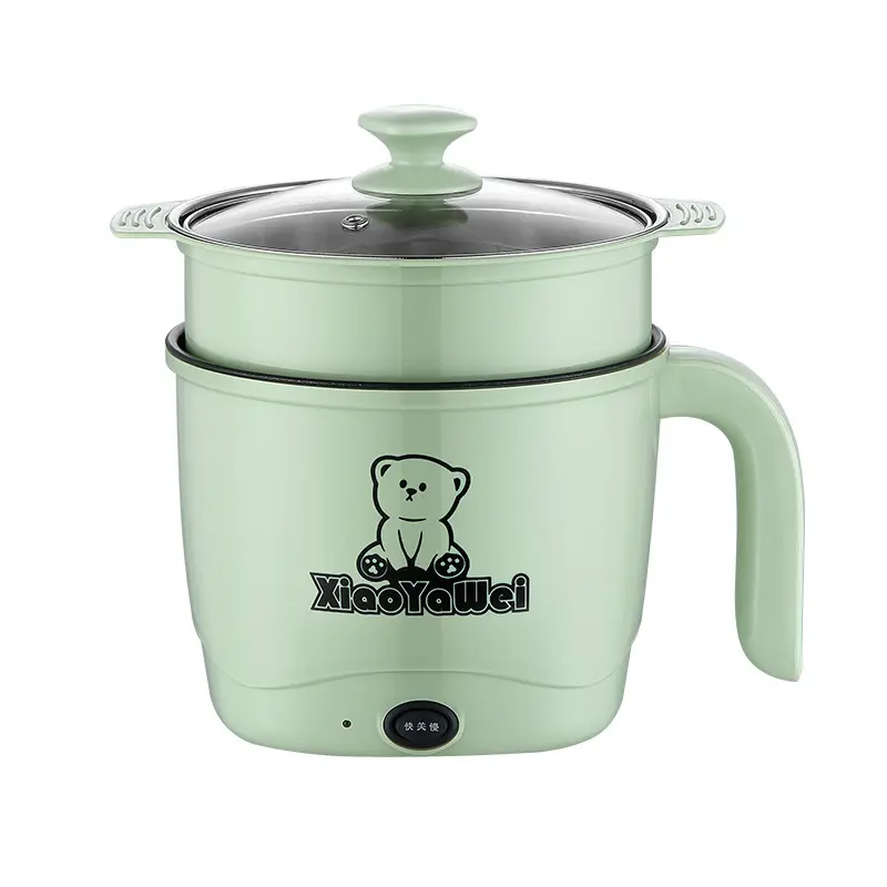 Multifunctional All-in-One Mini Electric Cooker, Portable Noodle Pot for Home, Dorm and Student Use