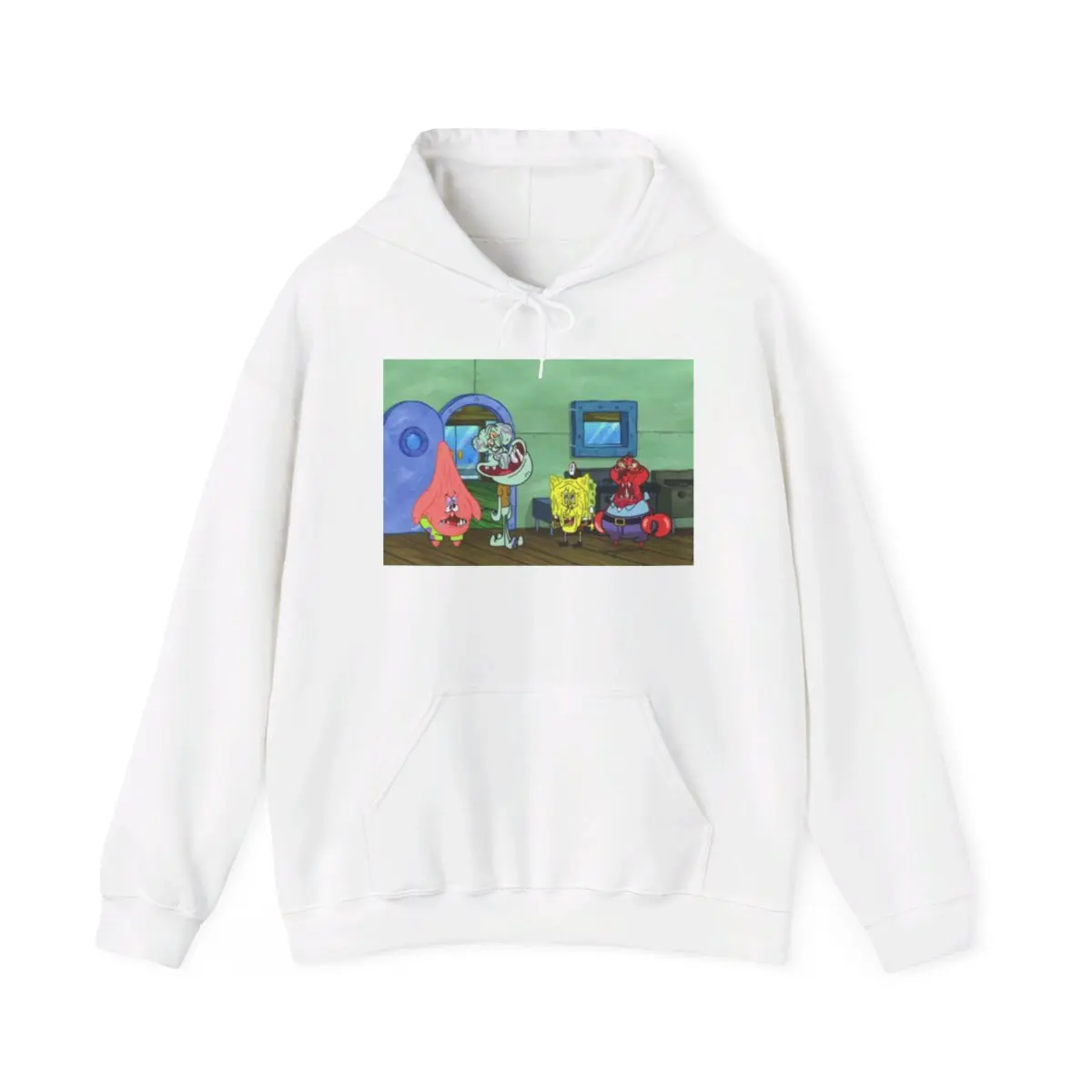 Funny Spongebob Face Freeze Unisex Heavy Blend™ Hooded Sweatshirt
