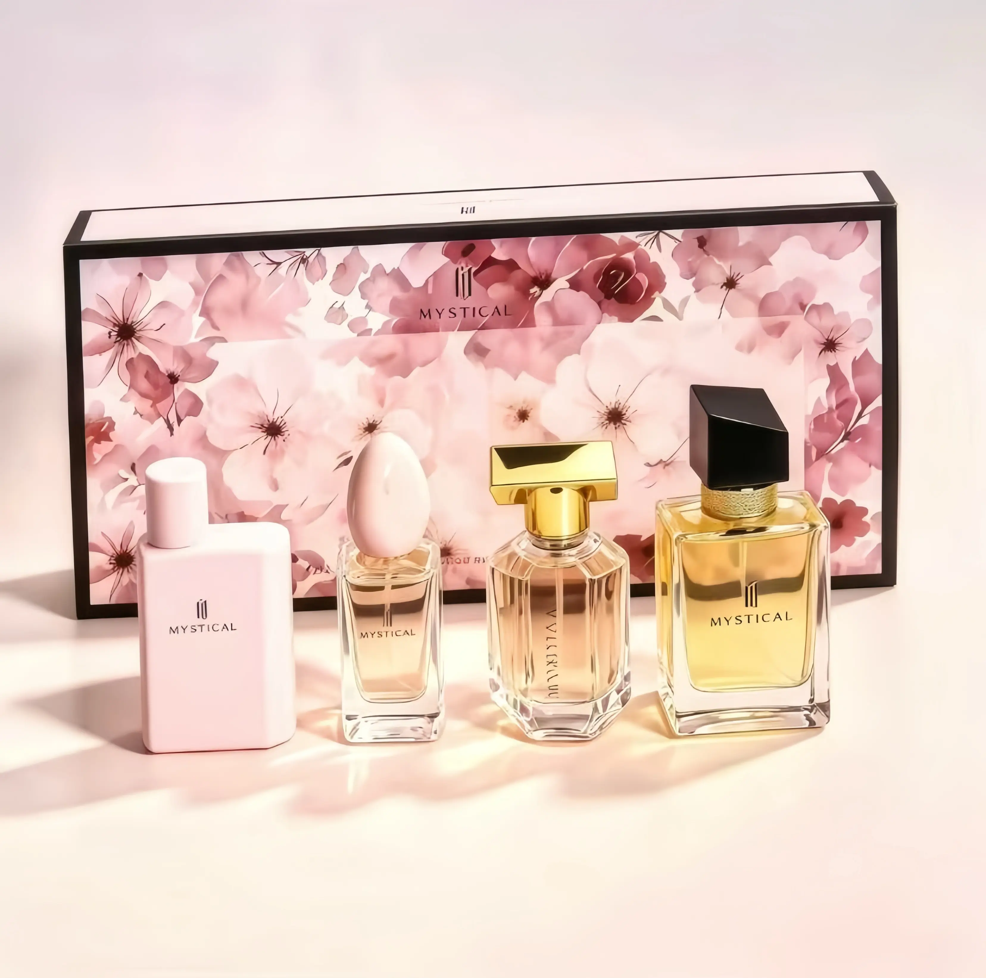 4-piece Mystical 4-in-1 Women's Eau de Parfum Gift Set,4x30ml Mini EDP, Citrus Floral Fruity & VanillaLong Lasting Fragrance, Portable Pastel PerfumeBottles, Birthday & Summer Gift for Women,Suitable for Daily Wear, Perfumes, Long LastingPerfumes
