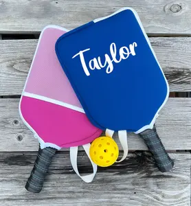 Rocket Bug Personalized Pickleball Paddle Covers - Racket Cover - Sport Gift - Custom - Christmas Gift for Mom, Dad, Grandma, Grandpa, Friend - Stocking Stuffer