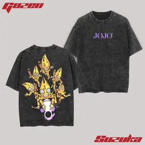 Six PistoIs Mista's Stand JoJo's Bizarre Adventure Retro Vintage Unisex Oversize Anime Manga Washed Heavyweight Classic