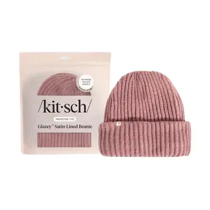 Glazey™ Satin-Lined Beanie - Blush