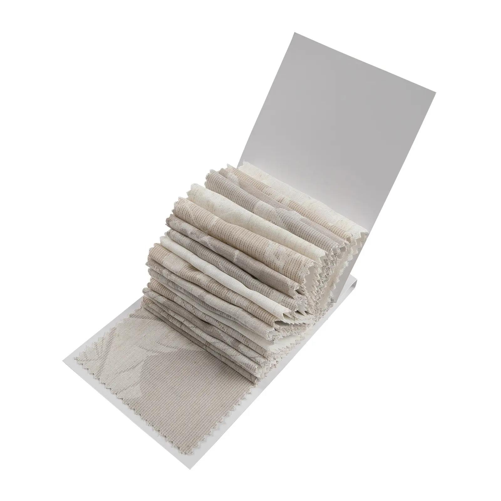 TWOPAGES Freya Series Jacquard Sheer Curtain Fabric Sample Book Swatches, Home Decoration Textile, Window Treatment Solution, Home Decoration Curtain, Home Textile