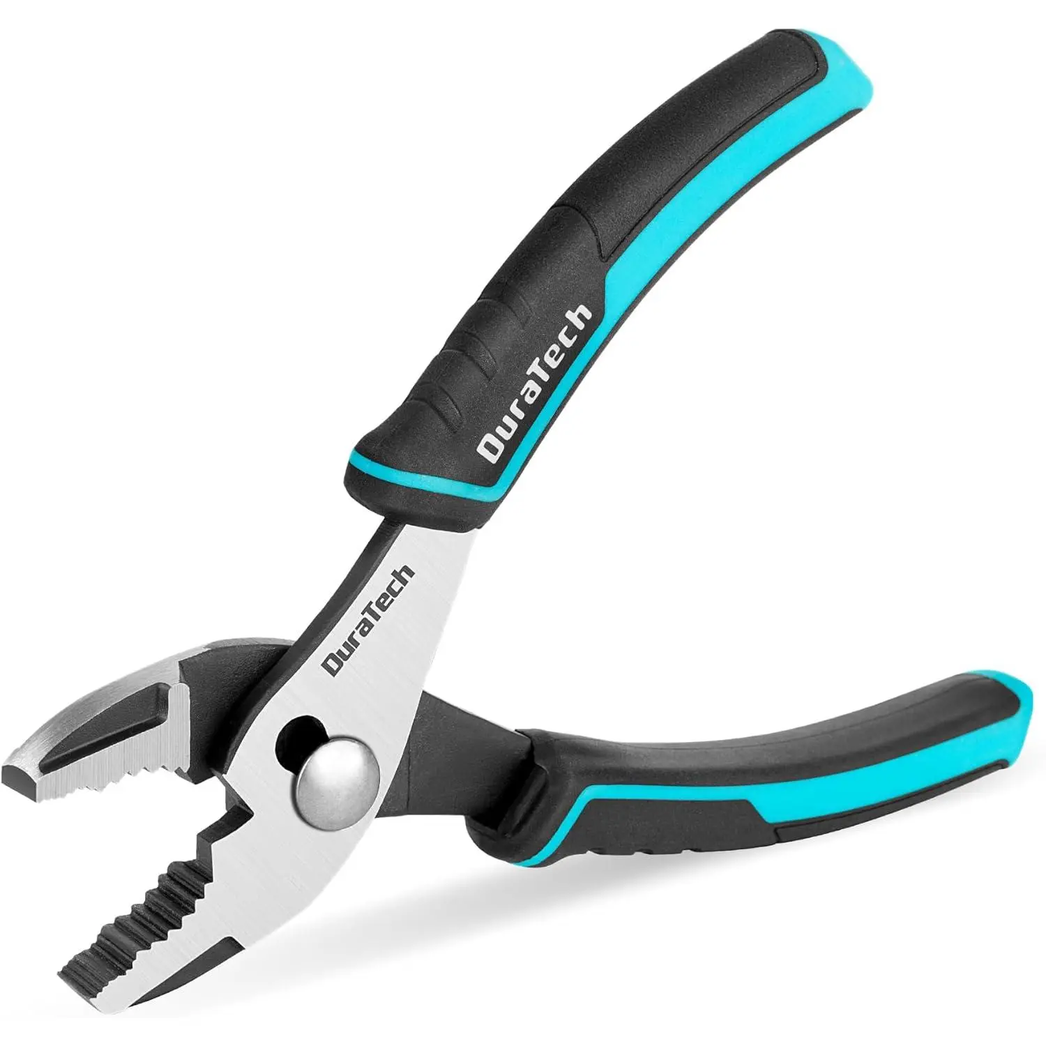 DURATECH 6 Inch Slip Joint Pliers, Small Pliers with Comfortable TPR Handle, High Carbon Steel, Swivel Rivet, Strong Sharp Teeth, Pliers for Tightening, Loosening and Gripping Nuts and Bolts