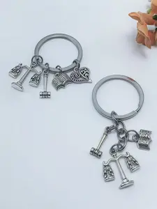 Elegant Western Style Stylish Keychain Gift for Law Students, Lawyers, and Judges, Justice Scale Design, Perfect Legal Accessory