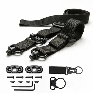 [Buy 1 Get 15]  2-Point Adjustable Tactical Sling - Quick-Adjust Strap with Fast-Access Thumb Loop, Heavy-Duty Swivels & Reinforced Hardware for Outdoor Training & Field Gear