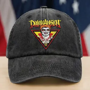 Danhausen Very Nice Very Evil Embroidered Wash Baseball Cap, Pro Wrestling Fan Merchandise For Men Women, Sports Entertainment Hat Gift Idea | 230326.R0674.ID01