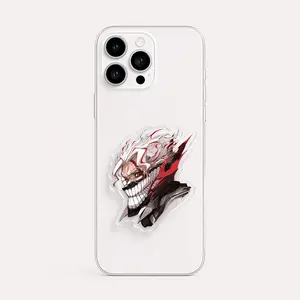 Cool Transformed Okarun Magsafe Phone Grip Holder, Dandadan Japan Anime Acrylic Magnetic Phone Mount, Durable Popsocket Kindle Accessories