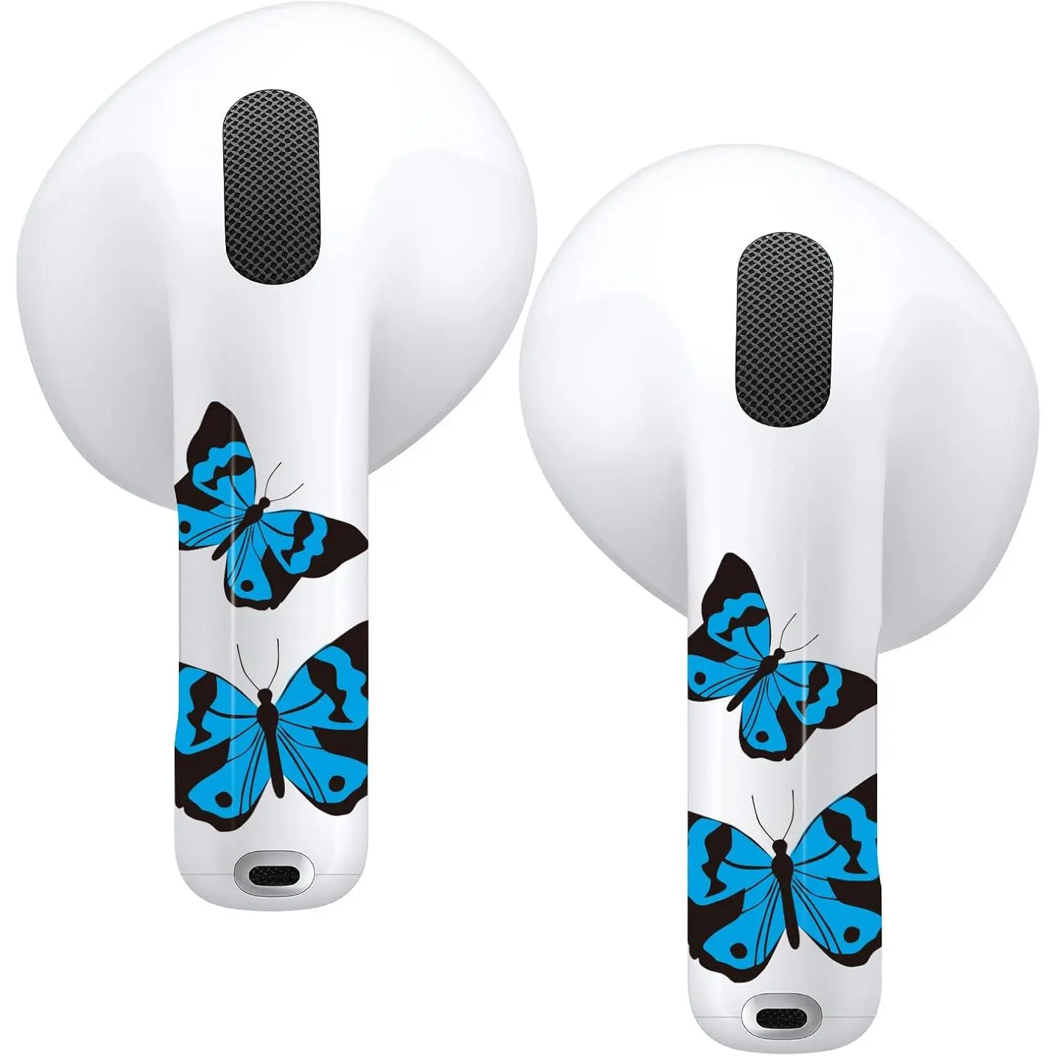 AirPods 4 Skin Decal Sticker - Personalized, Durable, Easy to Apply, Easy-Remove In-Ear Headphone Accessory for 2024 Butterfly 142ap4 AirPod Case, Audio Accessory