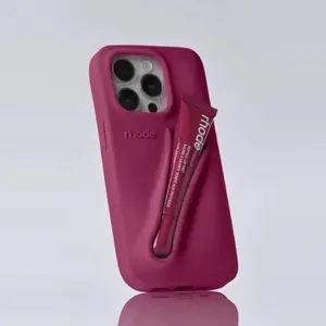 Rhode Lip Gloss Holder Phone Case Chic Design Soft Silicone Everyday Protection for Daily Use