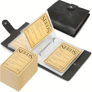 Garden Seed Storage Toolkit, Includes 50 Self-Sealing Envelopes & 25 Partitions, Perfect for Mothers' Days, Fathers' Days, Birthdays, Anniversaries
