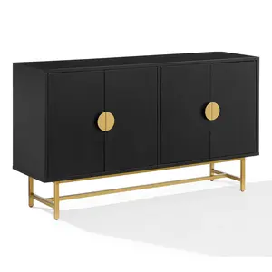 Crosley Blair Sideboard Matte Black/Gold