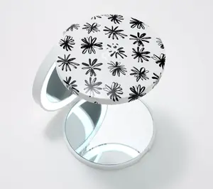 Pop Sonic Rechargeable LED Tri-Fold Compact Mirror