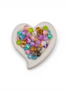 Ultimate Mixed Texture Bead Collection – Scalloped, Striped, Glitter, Fluffy, Metallic & Painted Beads