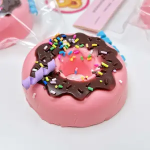 【Buy 3 get 1 free 2026 new model 】Strawberry Donuttaba squishy slime squishies tabba squishies kidstoysFood-Grade Silicone Slow-Rising Rebound Squishy Fidget Toys for Stress Relief - Soft Squeeze Toys with Thick Creamy Slime Texture, Handmade Non-Toxic