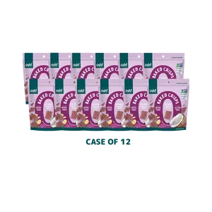 OSH! Oh So Healthy Baked Coconut Crisps. Made from 100% Real Fruit - Case 12x40gr. Gluten-free Cholesterol-free NON-GMO Never fried. Your go to Guilt free Snack.