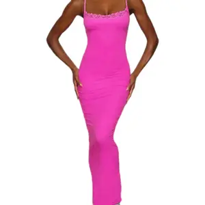 Lace trim Maxi dress