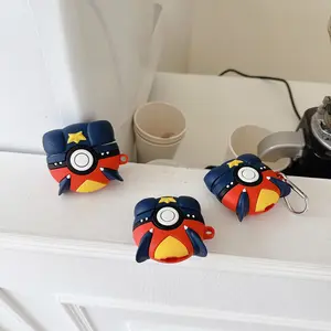 1 piece of Garchomp headphone case,Cute wireless Bluetooth Earbud earphone case, drop resistant, durable and stylish accessory, suitable for AirPods pro3/1/2/4/pro/pro2(Different models may have different shapes), Headset Earbud Storage Audio