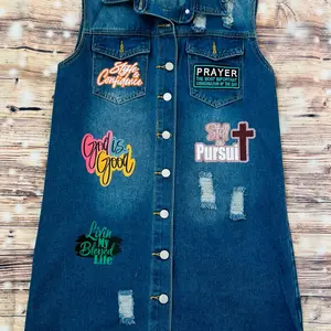 Custom Sleeveless Vests Denim
