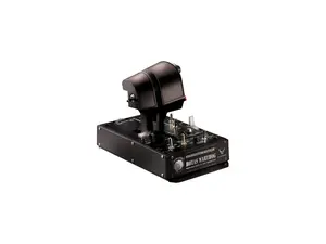 360 Stand Thrustmaster 2960739 Hotas Warthog Joystick - Black PC Game Pad Controller with Adjustable Magnetic Metal Buttons, USB Port, Connection, Tech Accessories for Gamers, PC Games