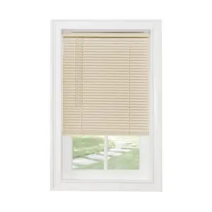 Achim MSG2584AL4 58 x 48 in. Cordless GII Morningstar 1 in. Light Filtering Mini Blind, Alabaster