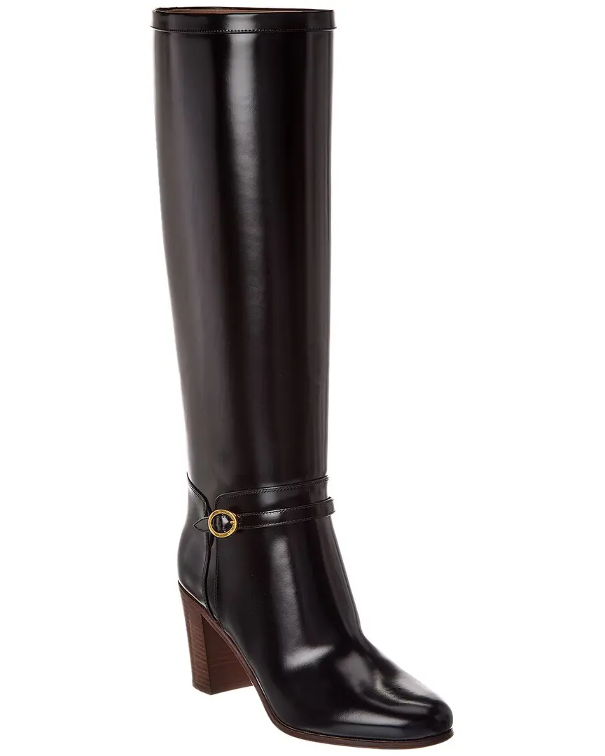 Valentino Pattie 75 Leather Knee-High Boot Valentino Pattie 75 Leather Knee-High Boot