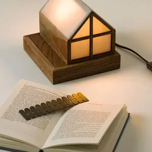 Cozy Cottage Book Stand & Lamp