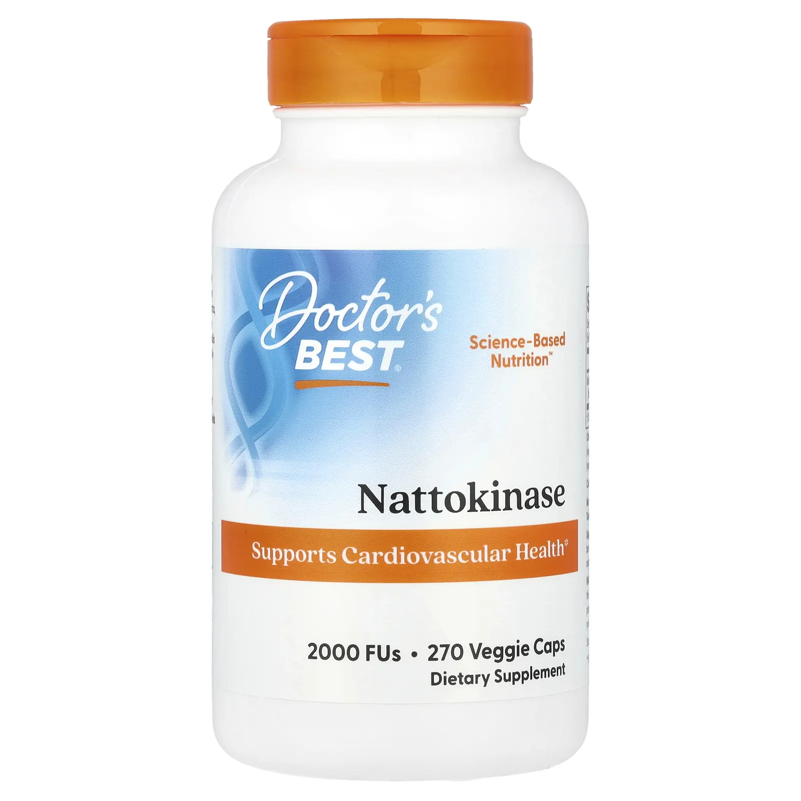Doctor's Best Nattokinase, 2,000 FUs, 270 Veggie Caps Doctor's Best Nattokinase, 2,000 FUs, 270 Veggie Caps