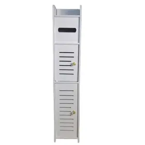 Waterproof Multi-Layer Storage Cabinet, Organizer Cabinet, Washable Anti-Mold Design, Crystal Handles, Ideal for Moisture-Rich Bathrooms