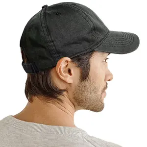 Classic Low Profile Vintage Washed Cotton Hat Men Baseball Cap Adjustable