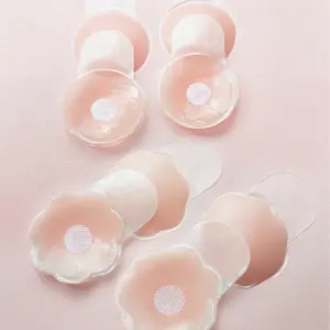 8-Piece Self-Adhesive Silicone Nipple Covers Set, Invisible Dress Shields, Anti-Chafe Bra Straps, All Seasons Use