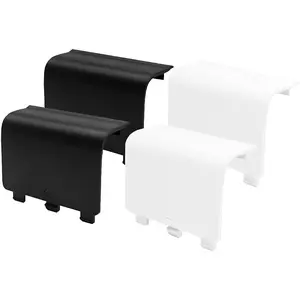 Replacement  Cover Door Compatible with  One, One S, One X Controller,   Shell Repair Part Compatible with   Controller (Black, White)