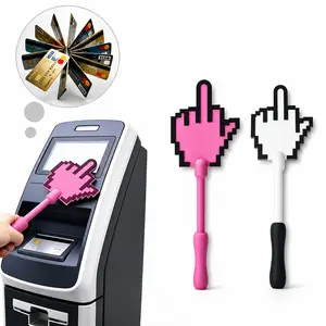 Tap To Pay Credit Card Wand 3D Printed Card Holder One Size Pixel Cursor Style For Coffee Shops Self Checkout And Gag Gifts