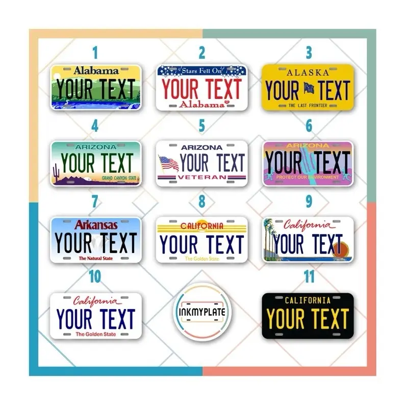 Personalized license plate