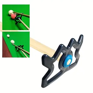 Portable Billiard Cue Stick Cross Elevation Rod Head, Multifunctional Corner Rack Cue Support Fork for Improved Gameplay