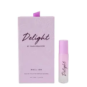 RawChemistry Delight Pheromone Roll-On Perfume for Women – 10 ml (0.34 oz), Oil-Based, Pheromone-Infused Feminine Fragrance