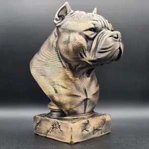 Animal Statue Busts - Cats Dogs and More - Hand Painted - 6 Inches Tall - 3d Printed Decor