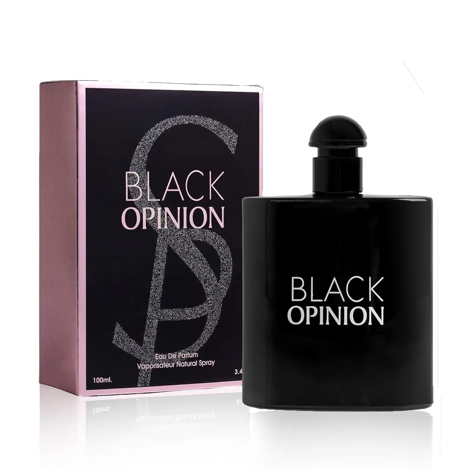 META-BOSEM Black Addiction Women's Eau de Parfum (EDP) Natural Spray - 2.7 oz/80 mL Classic Bottle, Warm & Fresh Coffee Bean Notes, Sweet Vanilla Notes, Everyday Wear, Holiday Gift