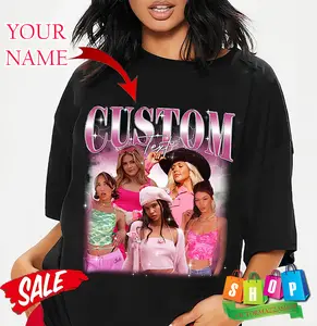 Custom Bootleg Rap Tee, Custom Photo Vintage Graphic 90s Tshirt, Custom Photo Shirt, HL05