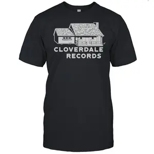 Evan Honer Cloverdale Records T-Shirt Music Band Graphic Tee Vintage Streetwear Cotton Shirt
