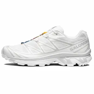 Salomon XT-6 Advanced 'White Lunar Rock' Men's Unisex Trendy Sneaker for Everyday Use Walking Running Gym Hiking Shoe