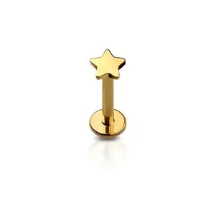 Cords Club Star Flat Back Stud- Single Earring