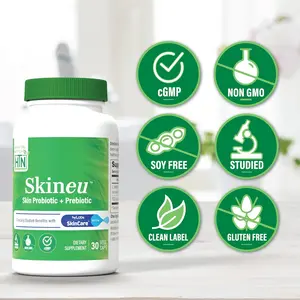 Health Thru Nutrition Skineu™ – Skin Probiotic 30 Vegecaps | Clear Skin & Gut Balance