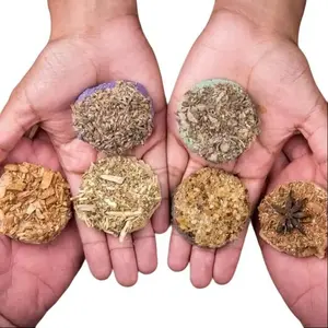 Resin Charcoal Disk Incense |  Frankincense | Cinnamon | Sage | Palo Santo | Lavender